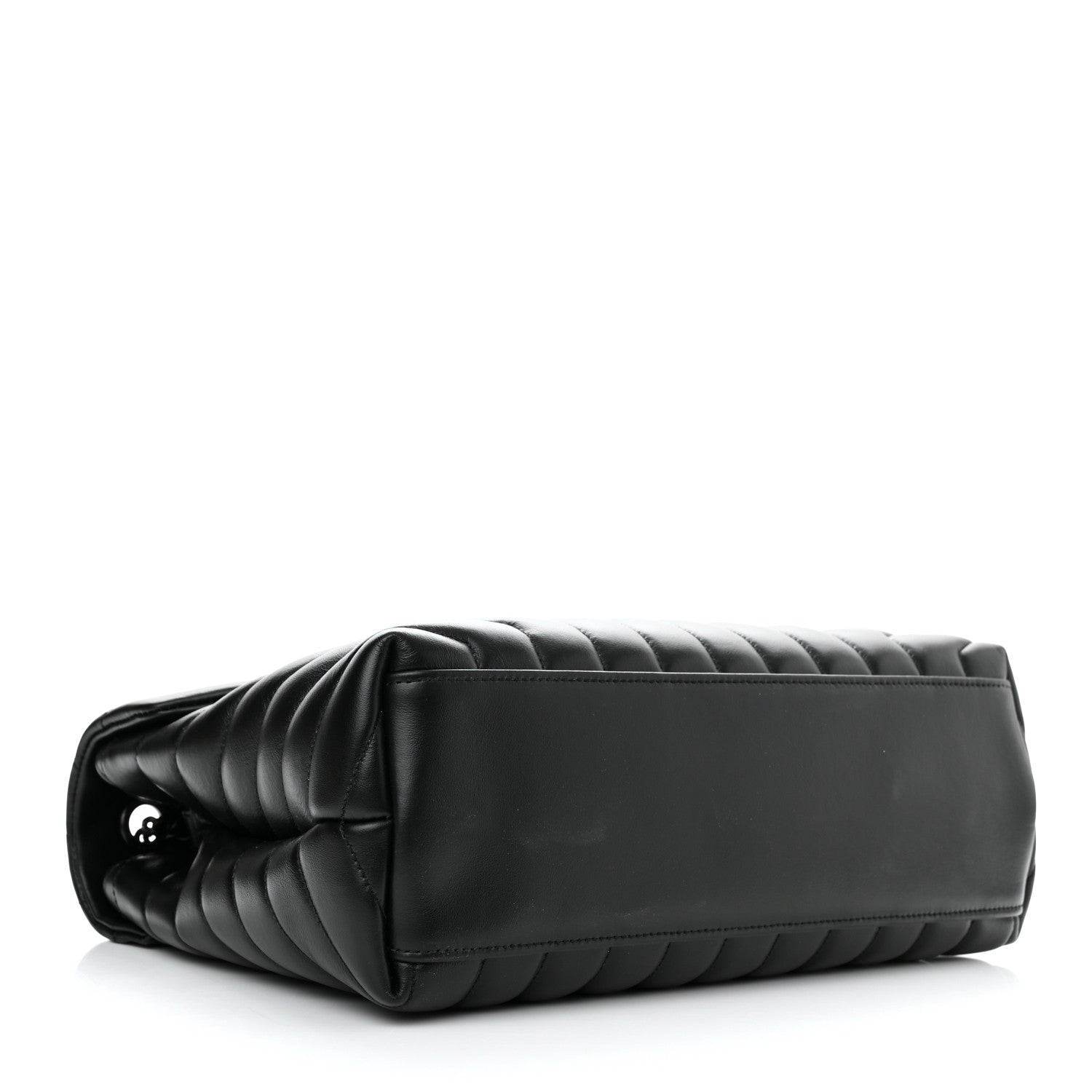 Saint Laurent Calfskin Y Quilted Monogram Monochrome Medium Loulou Chain Satchel Black 3 of 9