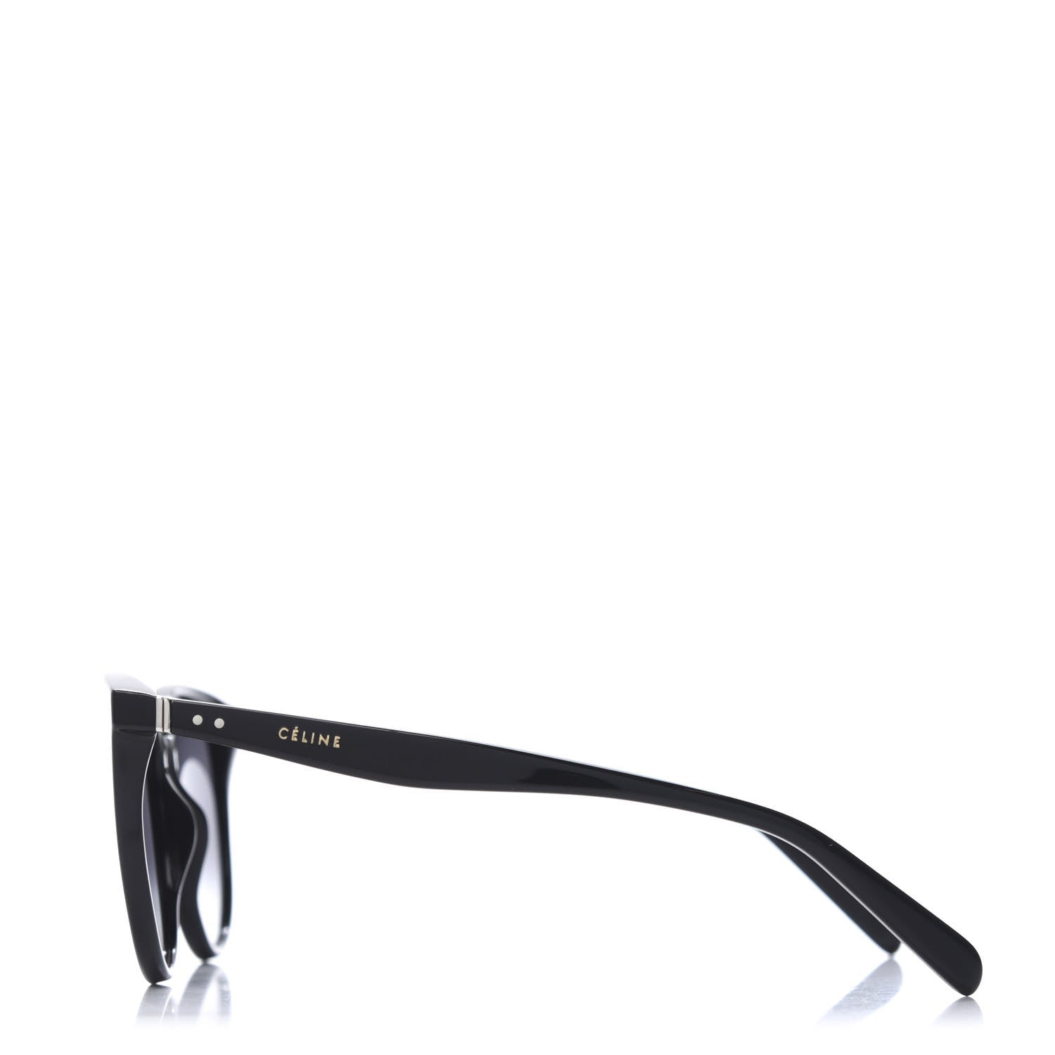 Celine Thin Mary Sunglasses CL 41068/S Black 2 of 7