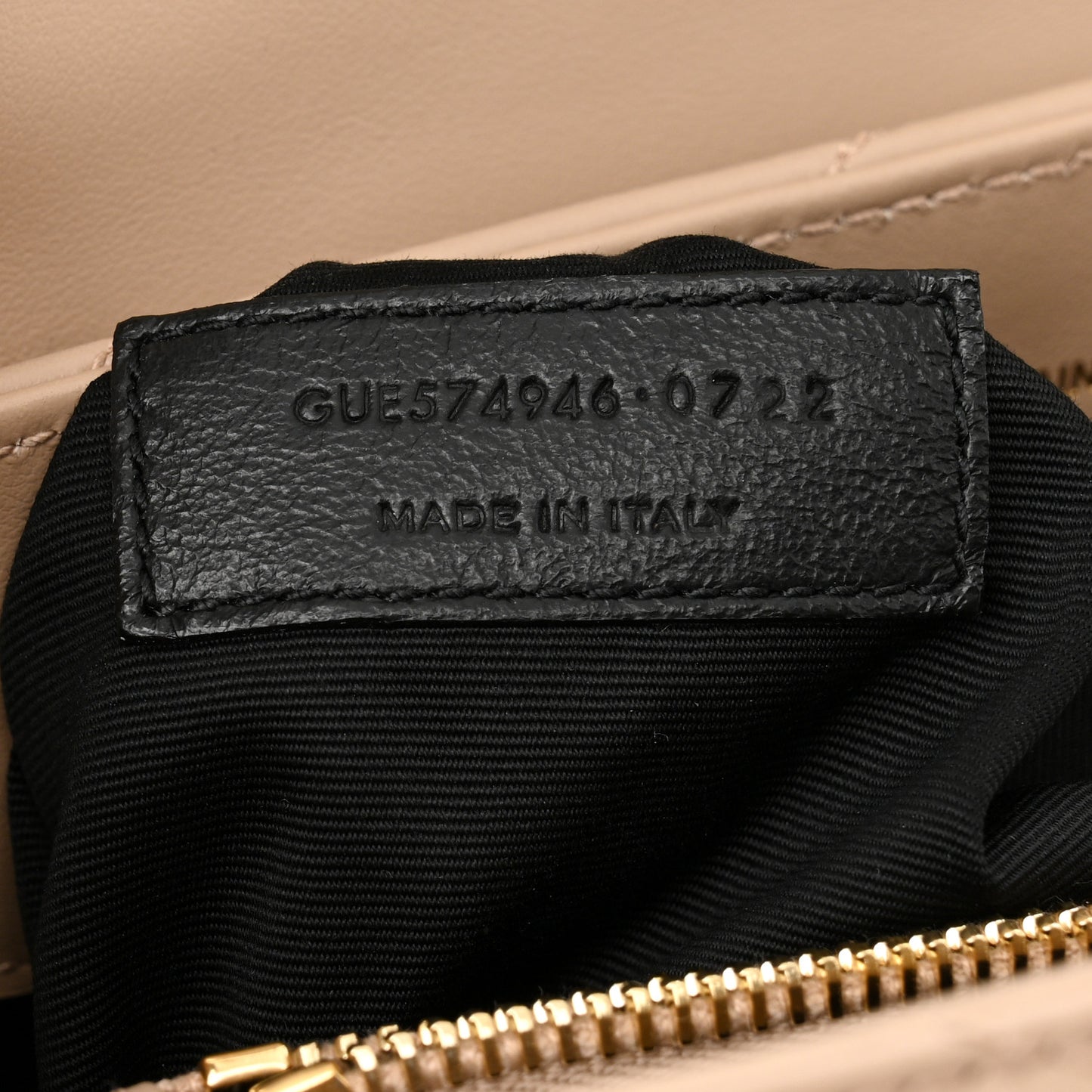 Calfskin Y Quilted Monogram Medium Loulou Chain Satchel Dark Beige