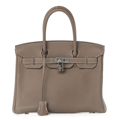 Hermes Togo Birkin 30 Etoupe 1 of 11