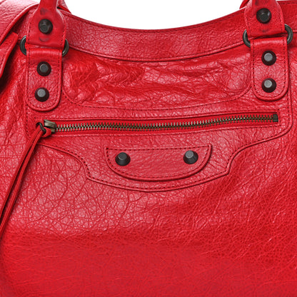 Balenciaga Agneau Classic Hardware City Rouge Coquelicot 8 of 10