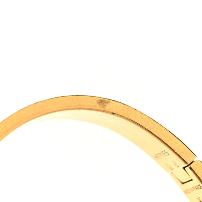 Hermes Enamel Narrow Clic Clac H Bracelet PM Aqua 8 of 12