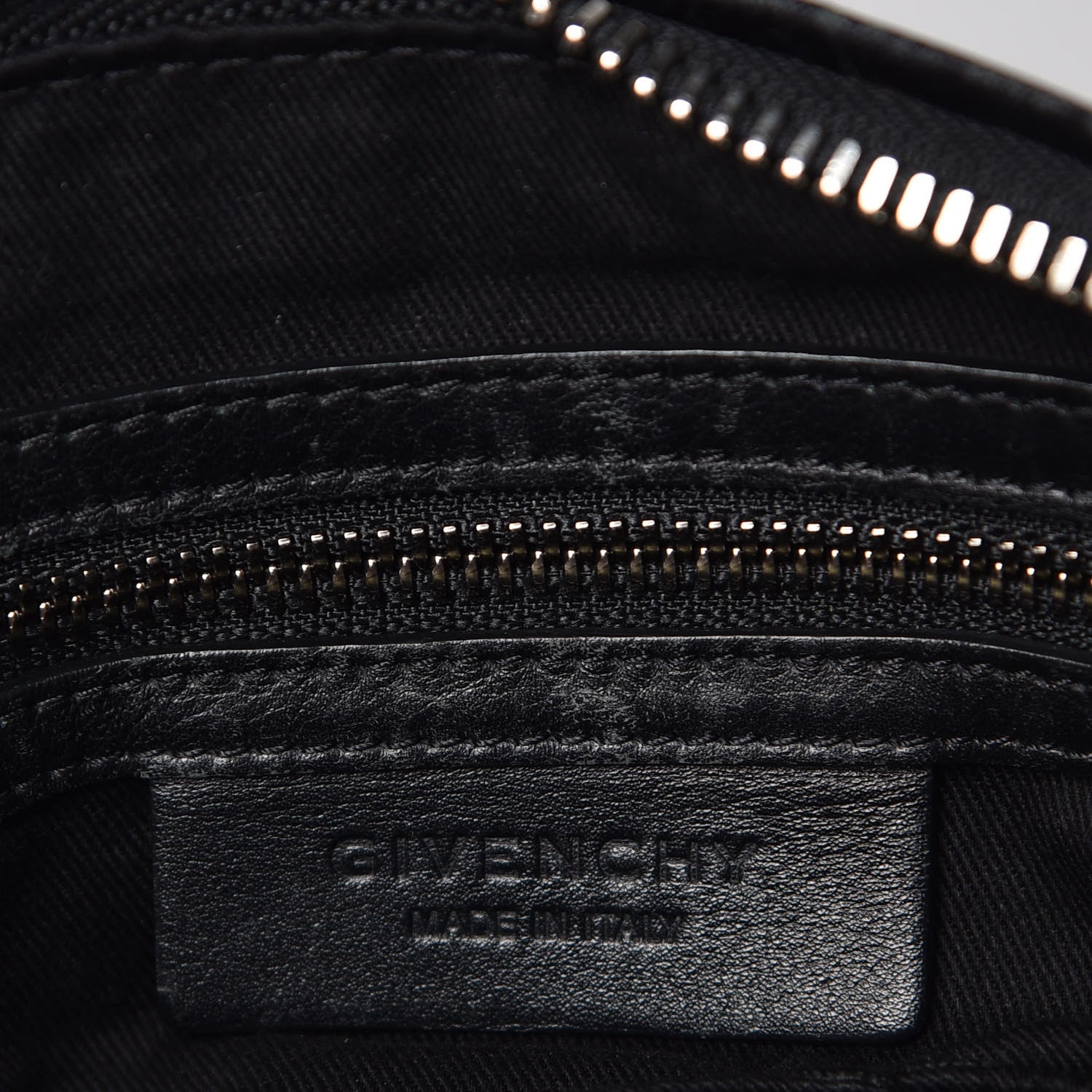 Givenchy Calfskin Crocodile Embossed Small Pandora Black 8 of 12