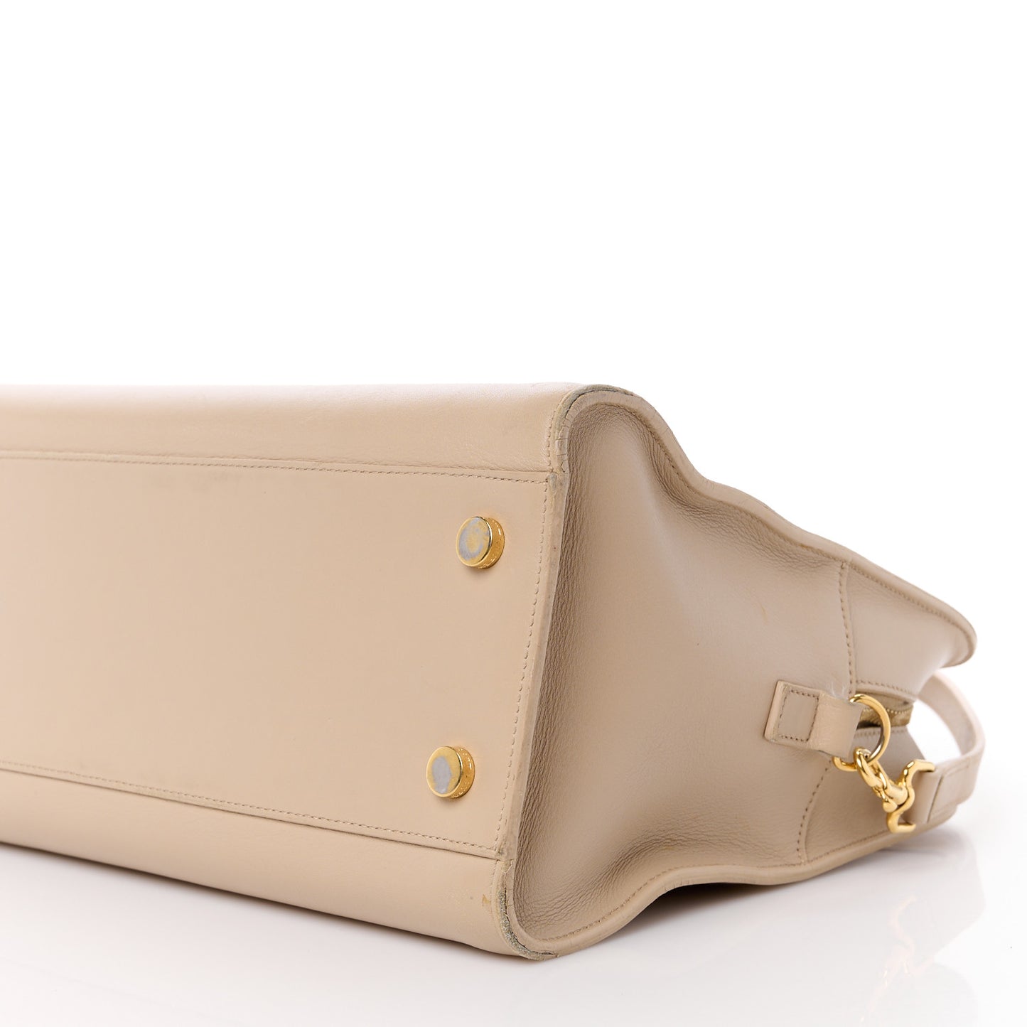 Smooth Calfskin Small Monogram Cabas Beige