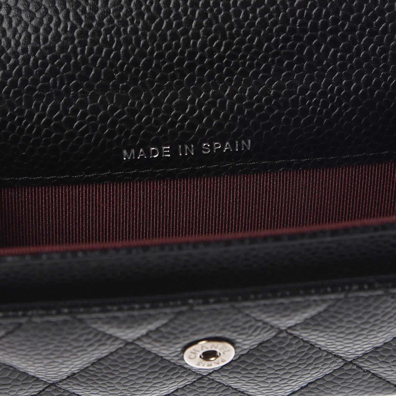 Chanel Caviar Quilted Flap Card Holder Black 7 of 9
