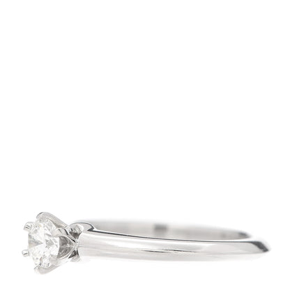 Tiffany Platinum Diamond .29ct Solitaire Engagement Ring 49 5 3 of 6