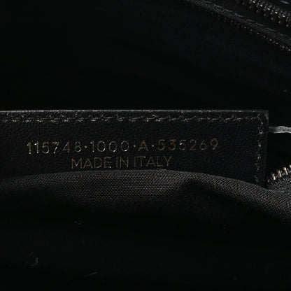 Balenciaga Calfskin Crocodile Embossed Classic Hardware City Black 8 of 13