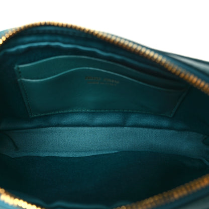 Miu Miu Nappa Matelasse Double Zip Chain Shoulder Bag Laguna 4 of 10