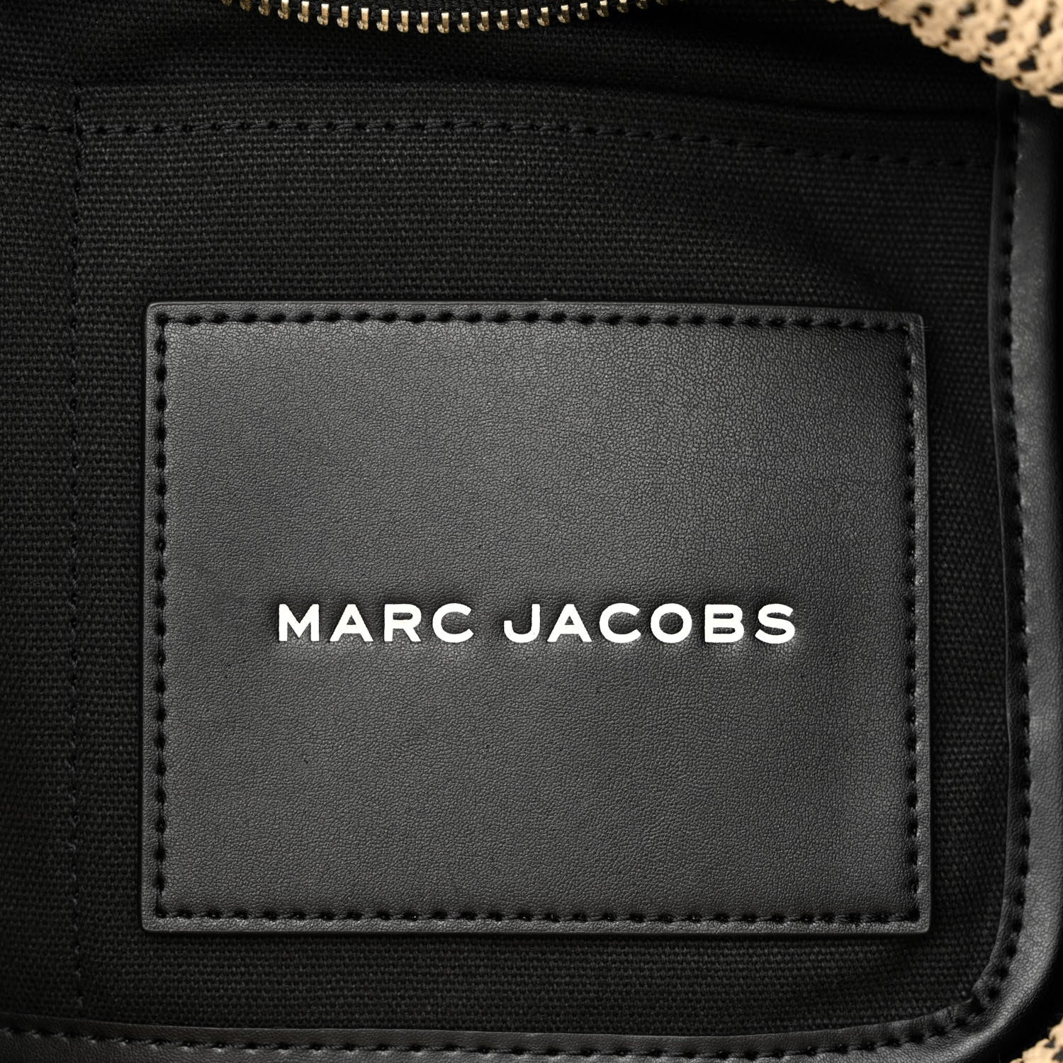 Marc Jacobs Straw Jacquard Medium The Traveler Tote Bag Natural 6 of 10