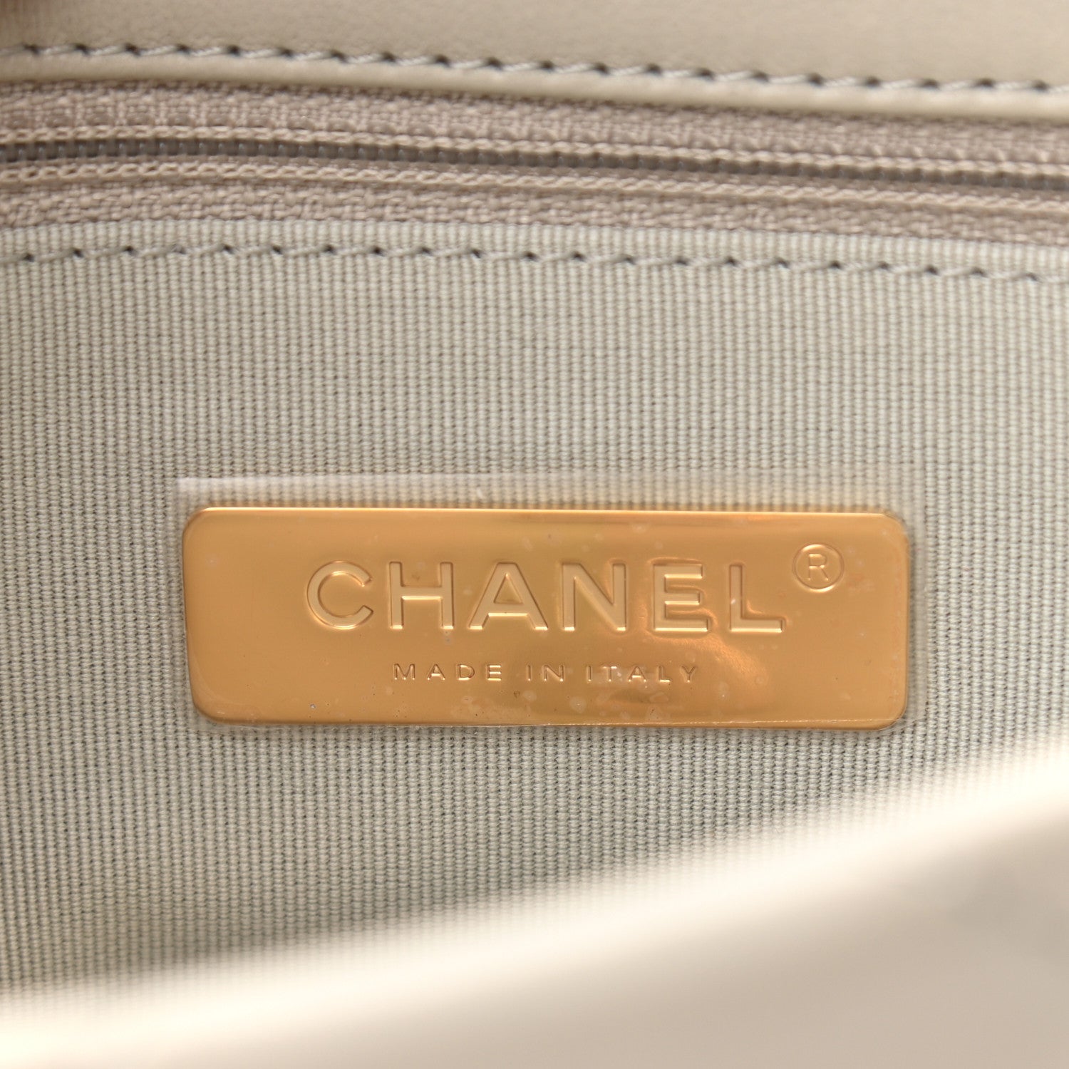 Chanel Lambskin Quilted Medium Chanel 19 Flap Grey 8 of 11