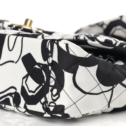 Chanel Canvas Printed Deer Coco Mini Single Flap Gray Black 9 of 10