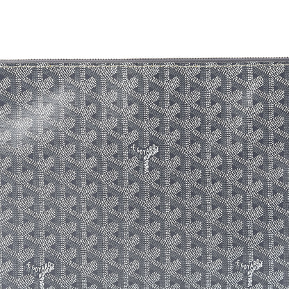 Goyard Goyardine Senat Pochette MM Grey 9 of 9