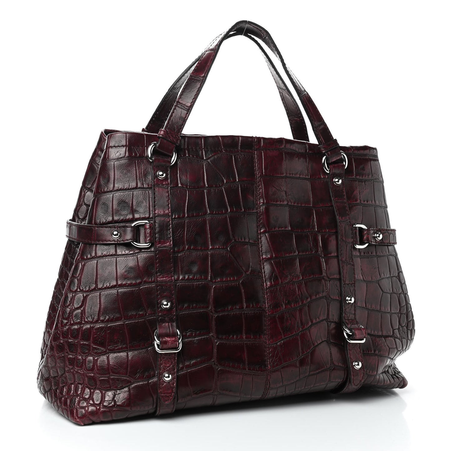 Crocodile Shoulder Bag Red