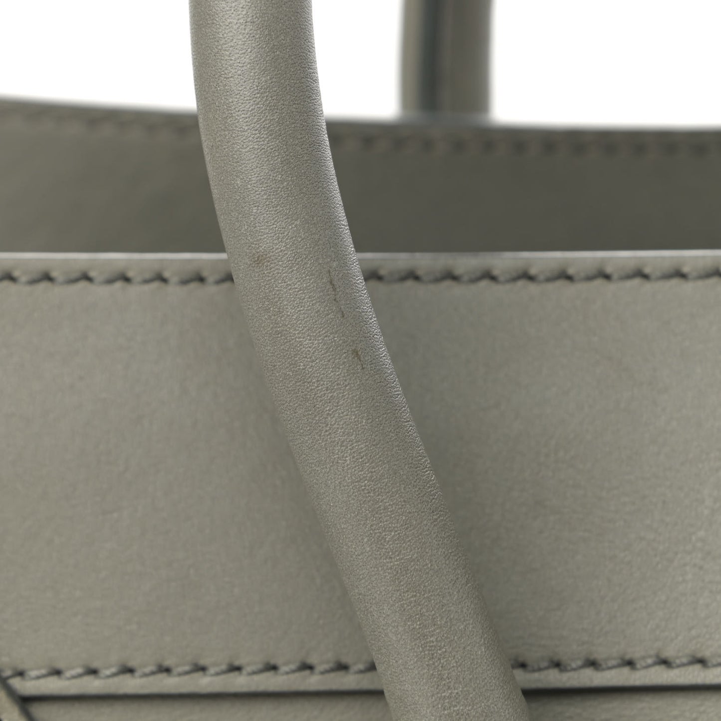 Smooth Calfskin Mini Luggage Almond