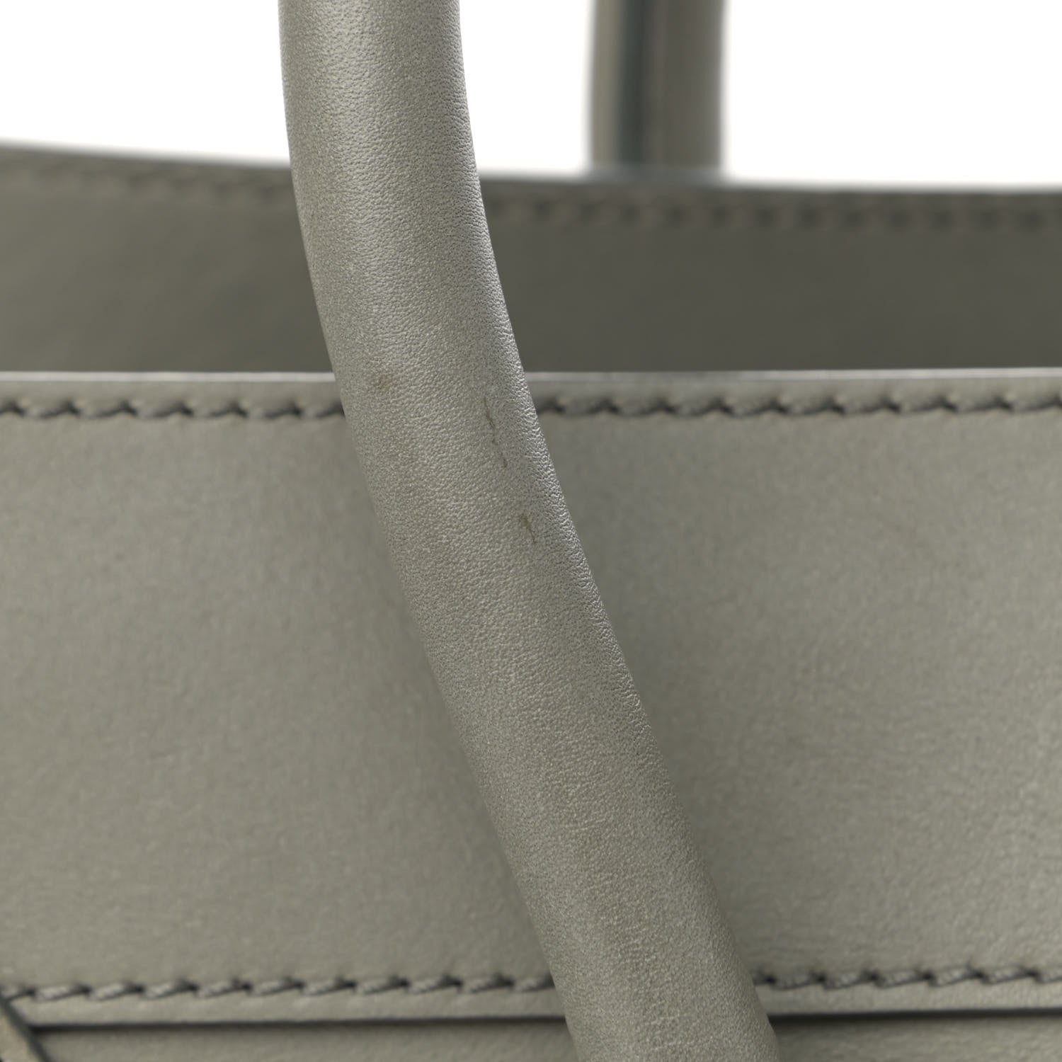 Celine Smooth Calfskin Mini Luggage Almond 12 of 14