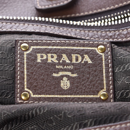Prada Vitello Daino Tote Bruciato 7 of 10