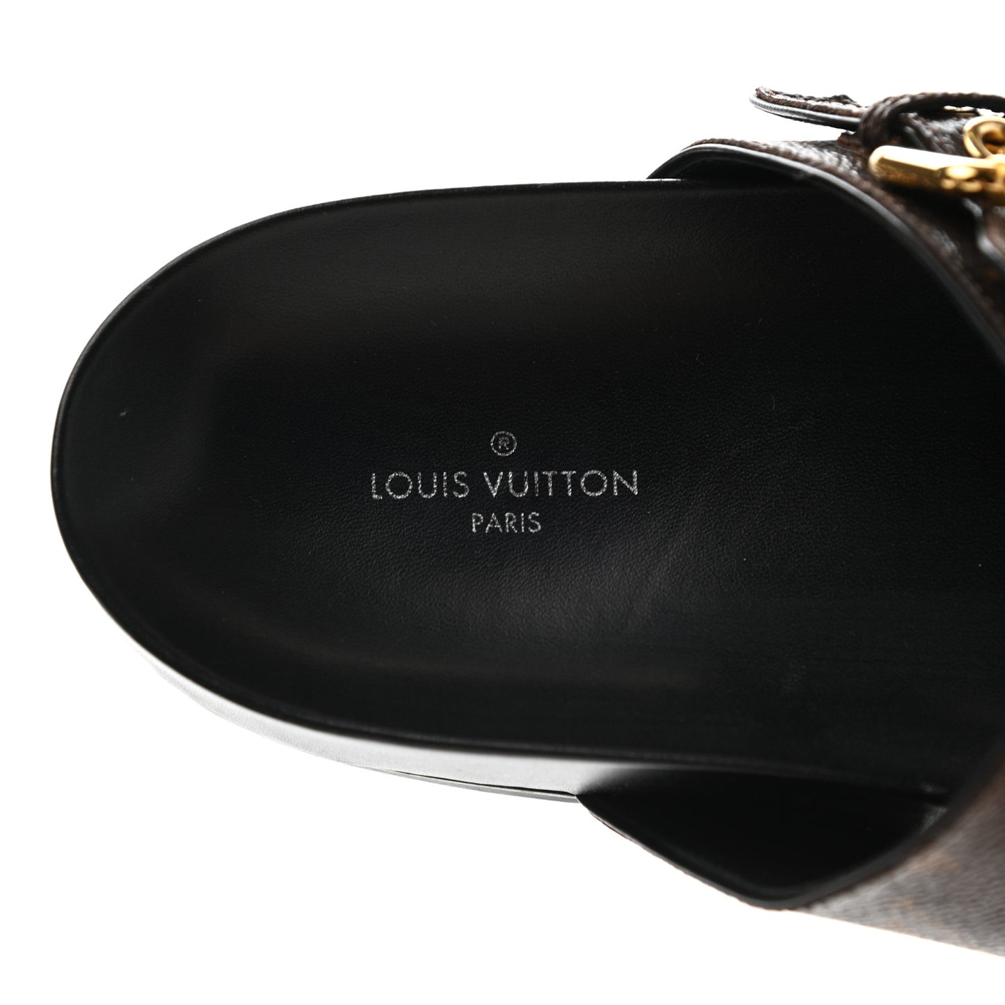 Monogram Bom Dia Mule Sandals 42 Black