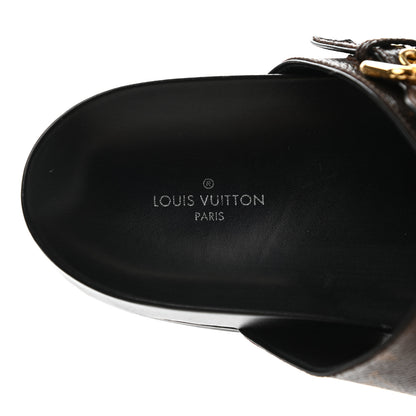 Louis Vuitton Monogram Bom Dia Mule Sandals 42 Black 11 of 13