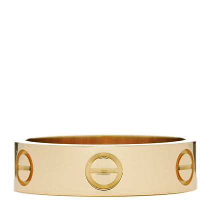Cartier 18K Yellow Gold 5.5mm LOVE Ring 56 7.75 1 of 5