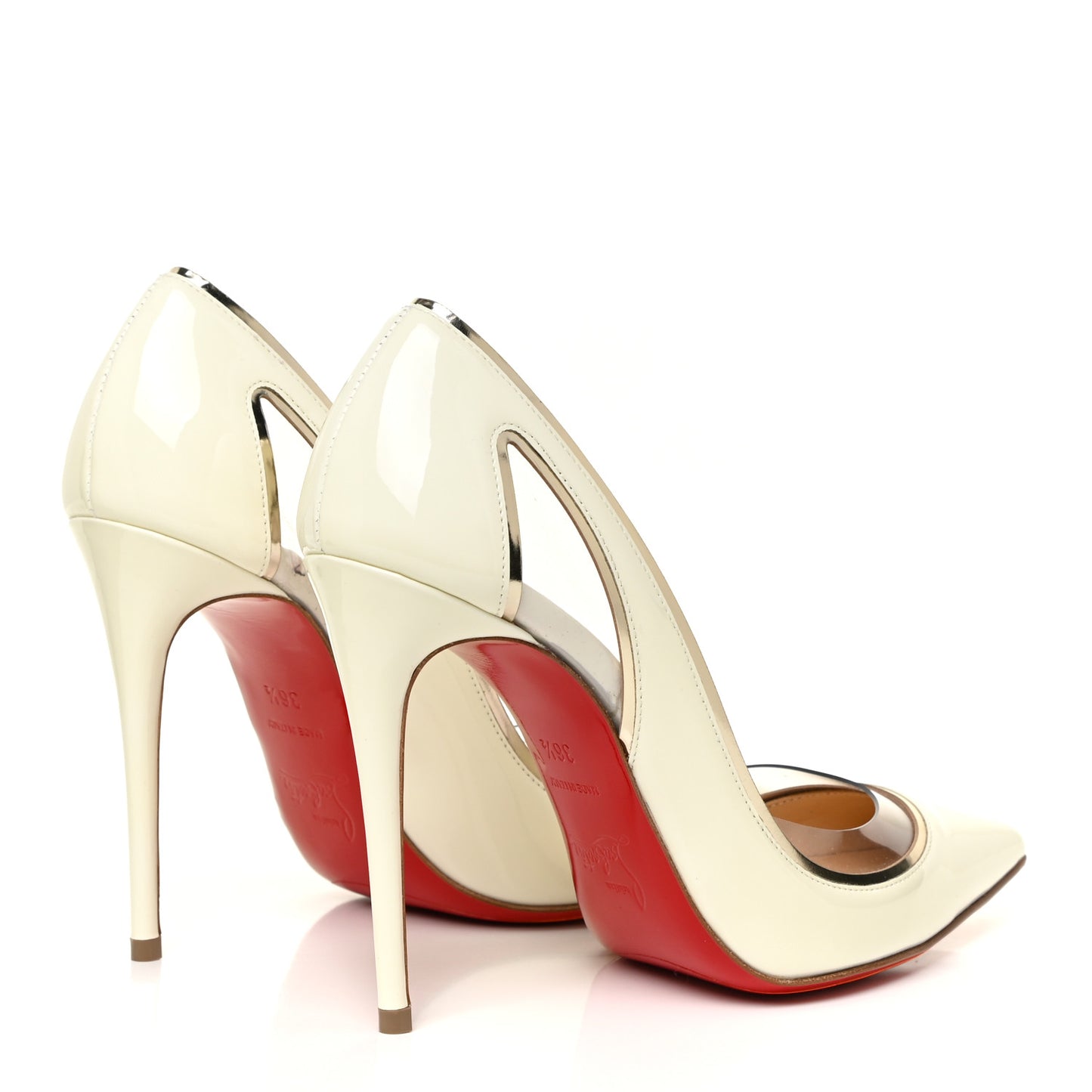 Patent PVC Specchio Cosmo 554 100 Pumps 36.5 Snow