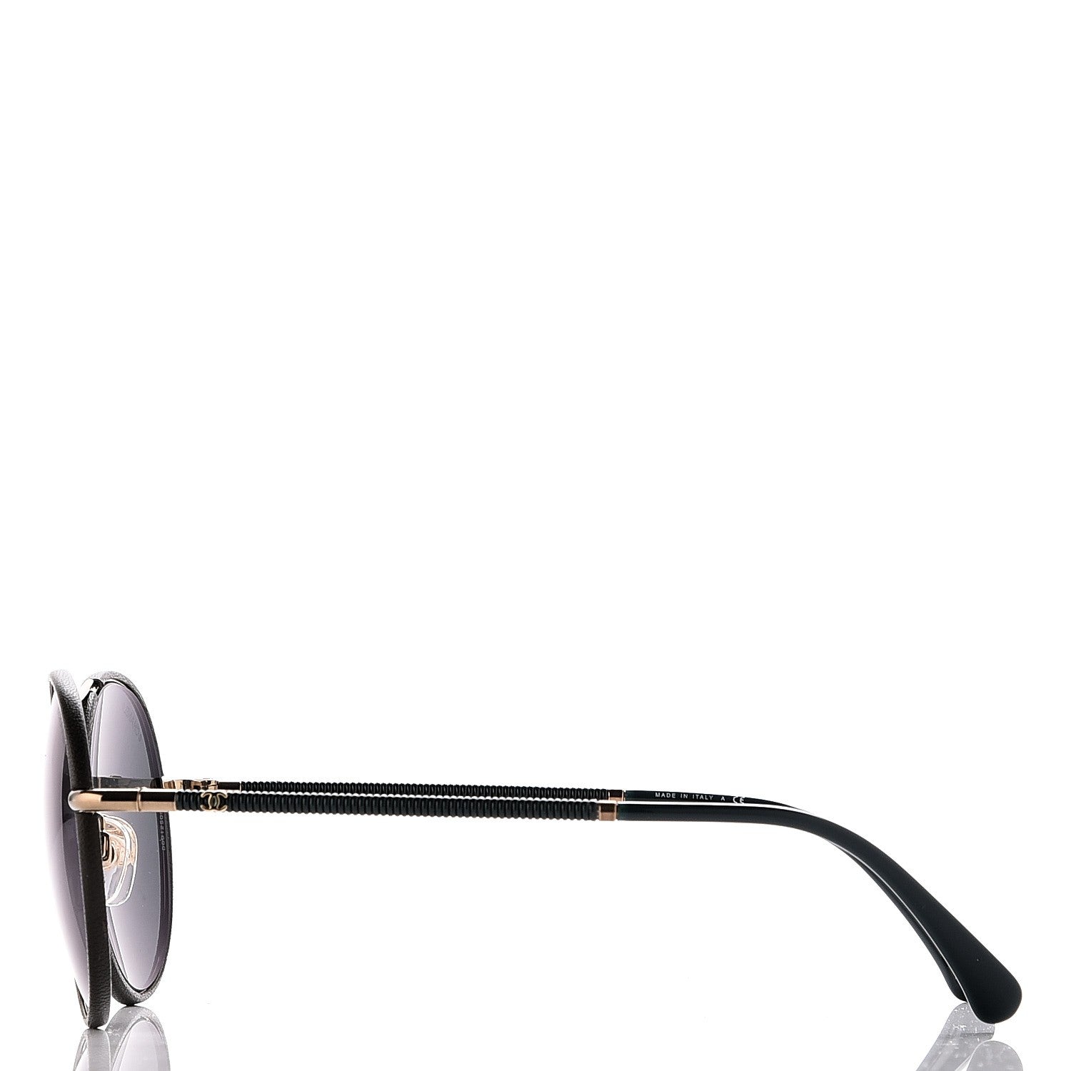 Chanel Round Pilot Sunglasses 4228-Q Dark Green 3 of 8