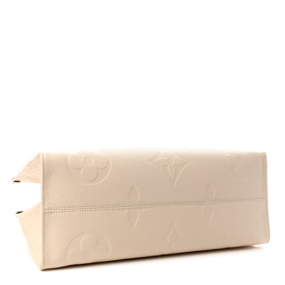Louis Vuitton Empreinte Monogram Giant Onthego GM Creme 3 of 4