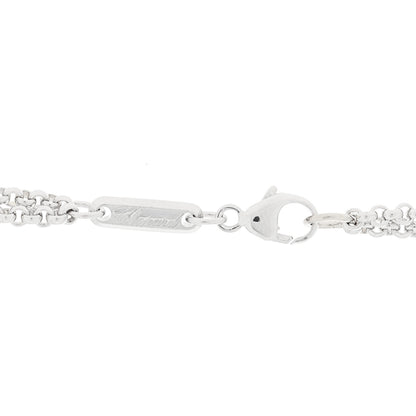 Chopard 18K White Gold Diamond Happy Spirit Pendant Necklace 5 of 5