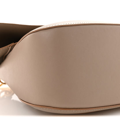 Loewe Smooth Calfskin Donut Chain Medium Ola Shoulder Bag Sand 9 of 10