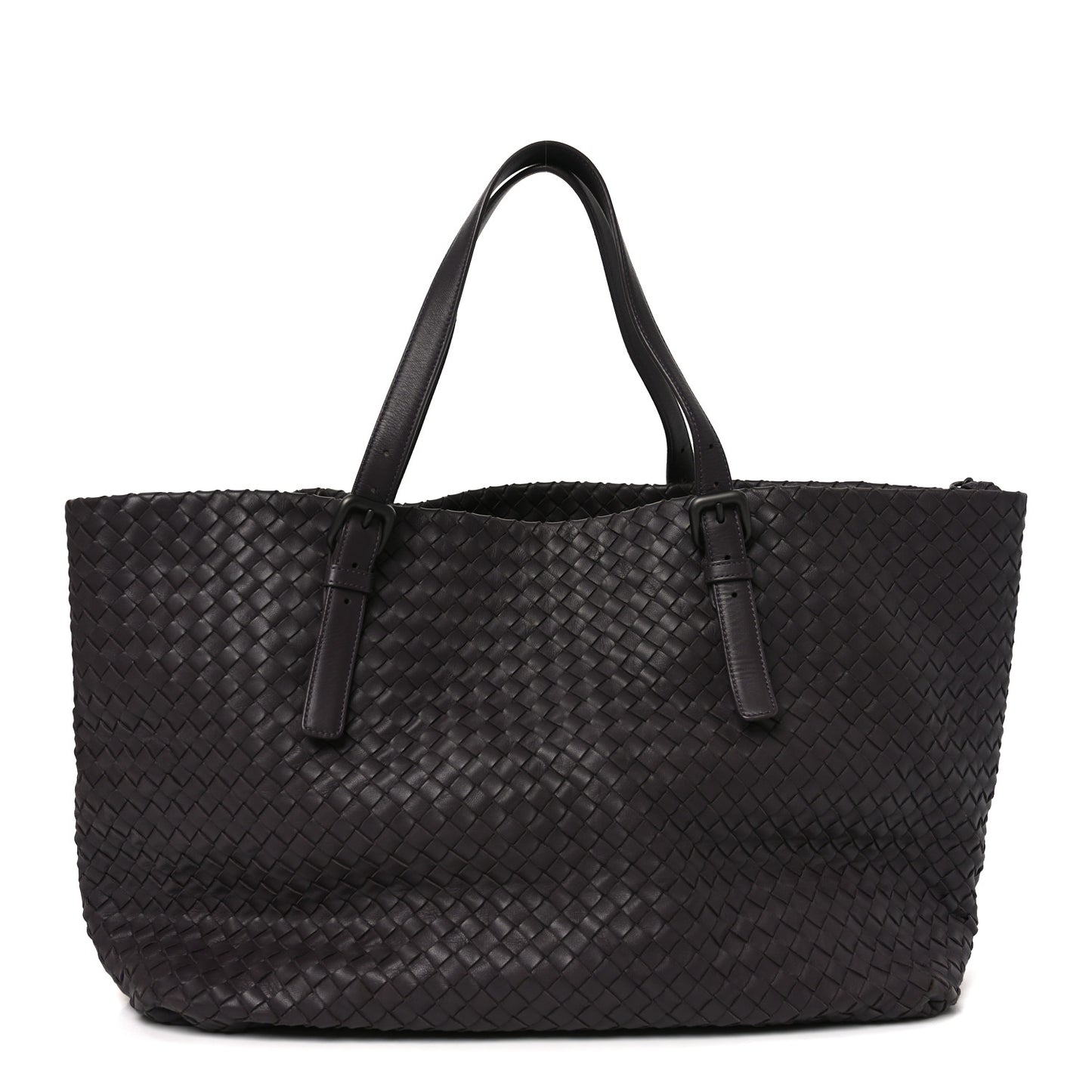 Nappa Intrecciato Large Cesta Tote Quetsche
