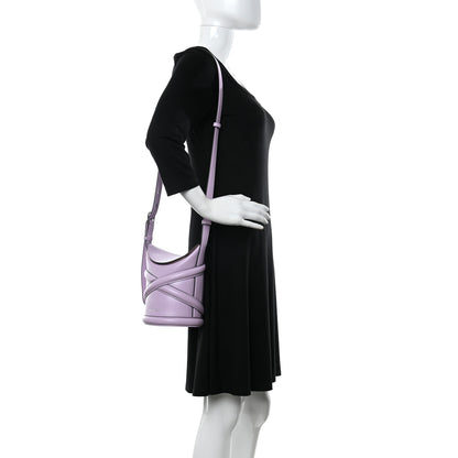 Alexander McQueen Calfskin The Curve Small Shoulder Bag Lilac 2 of 10
