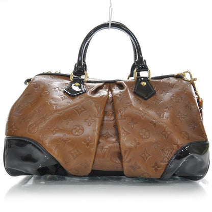 Louis Vuitton Cuir Embossed Monogram Stephen Bag Fauve 1 of 8