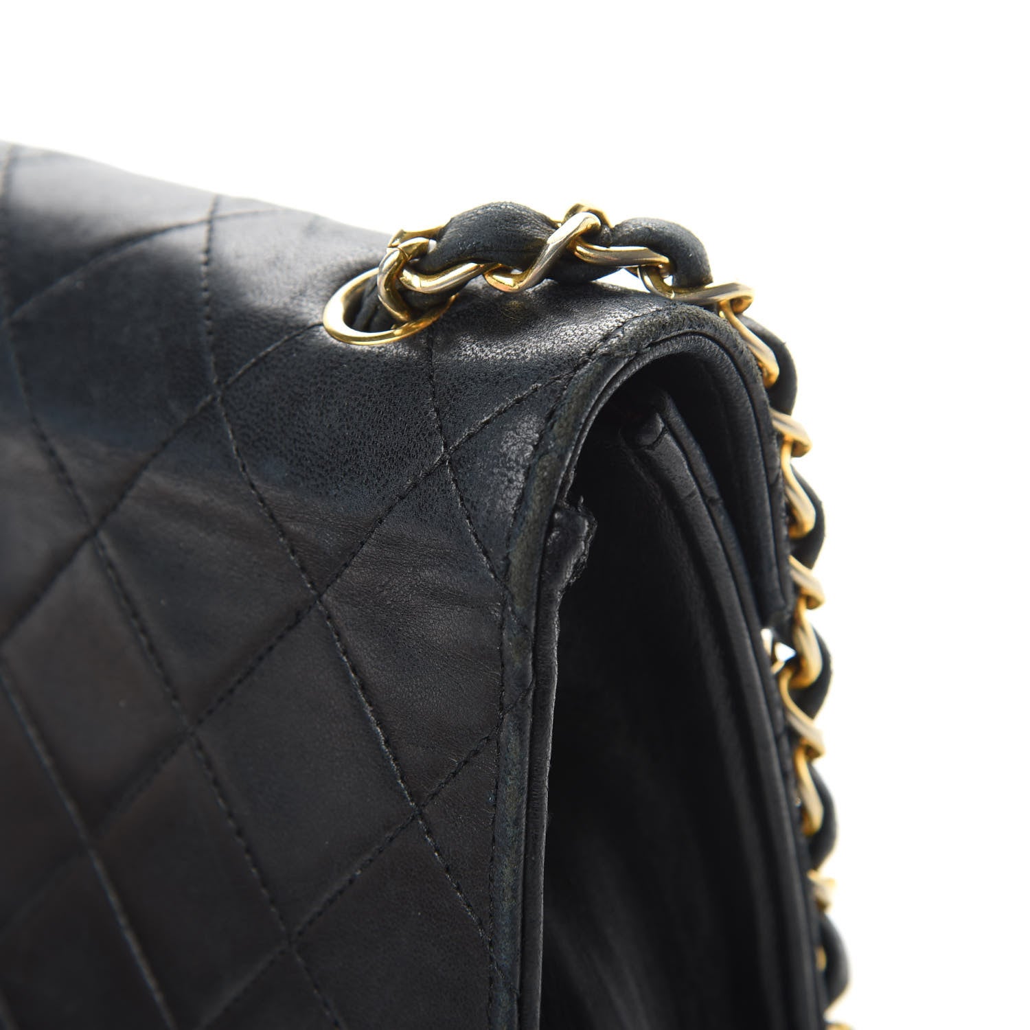 Chanel Lambskin Quilted Flap Bag Black 16 of 17