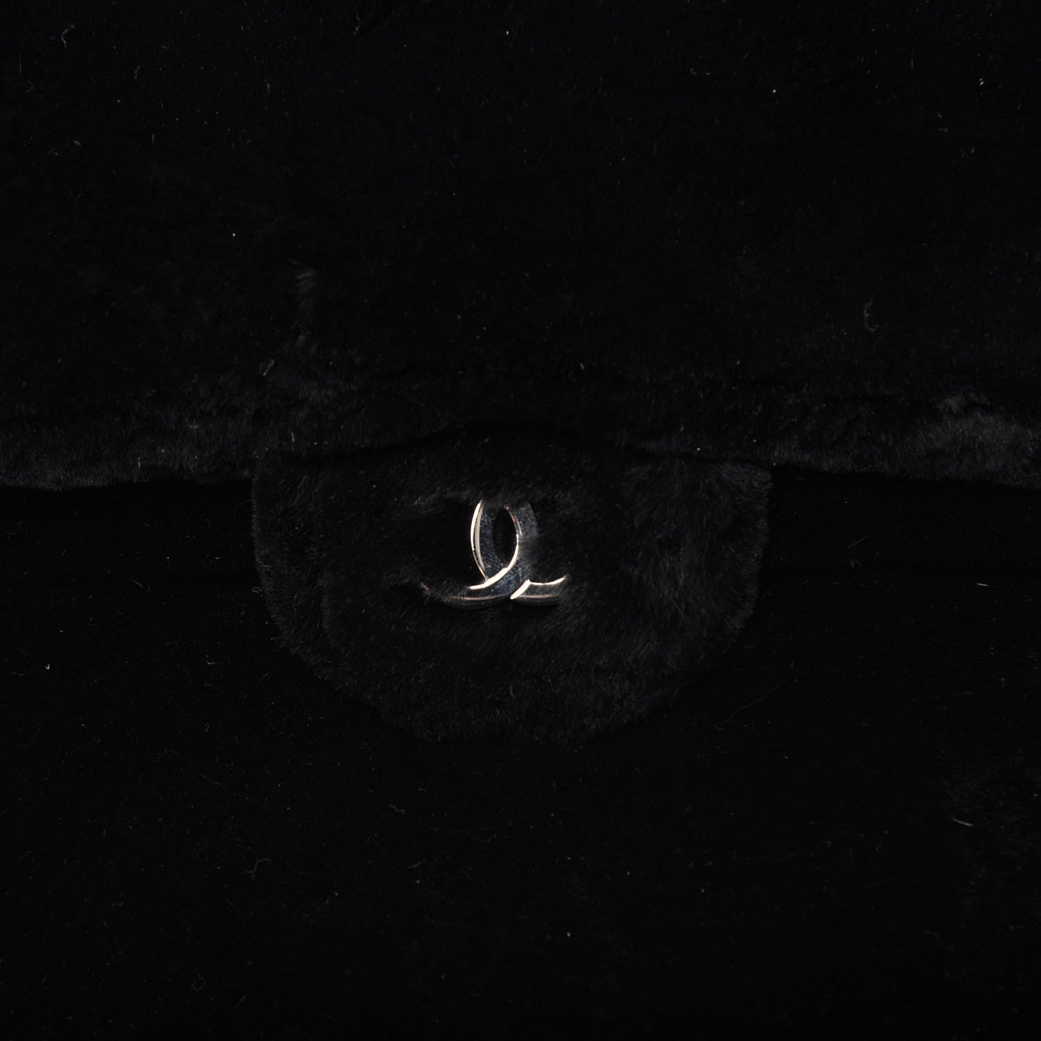 Chanel Rabbit Fur iPad Case Black 12 of 12