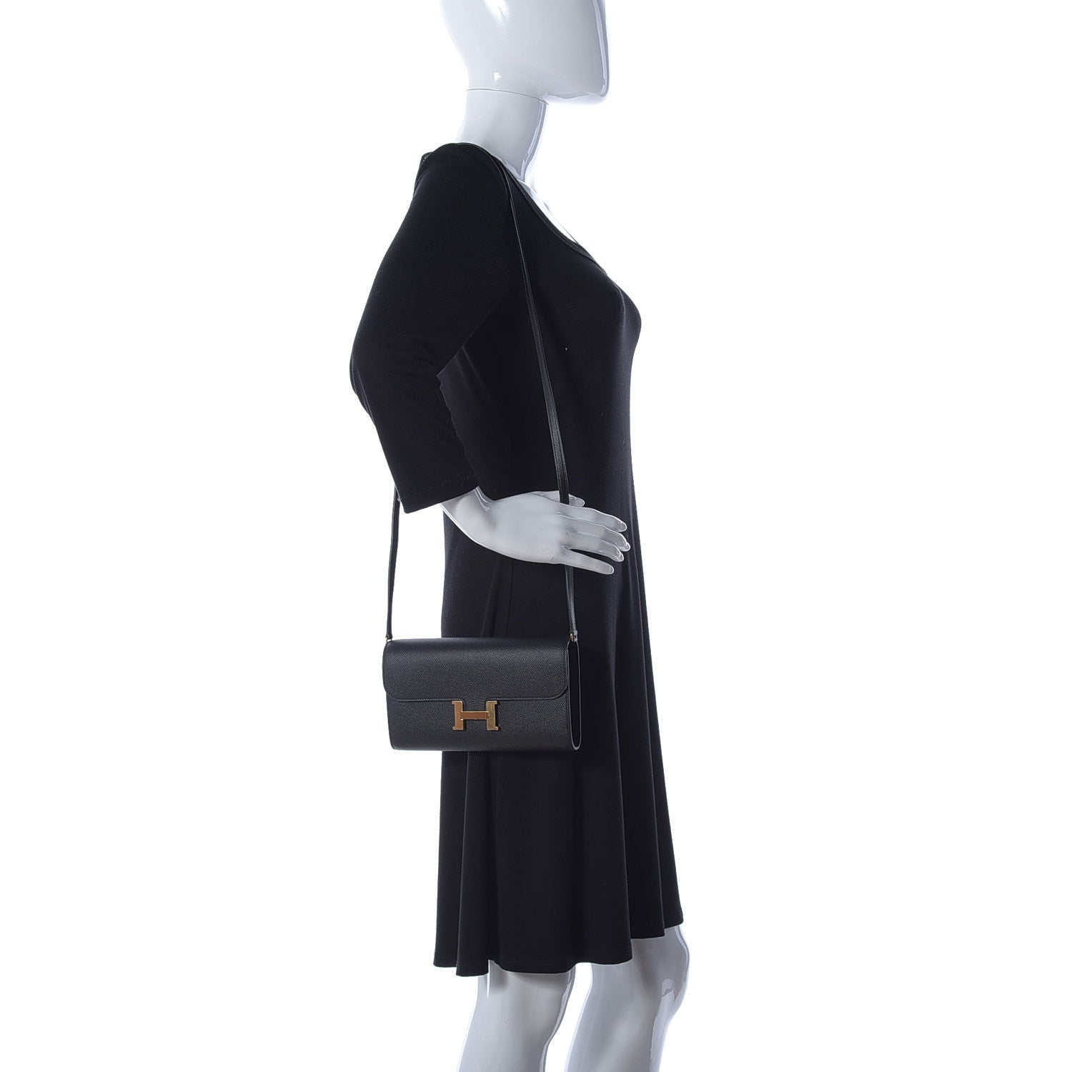 Hermes Epsom Constance Wallet To Go Black 2 of 9