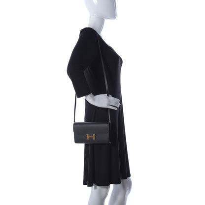 Hermes Epsom Constance Wallet To Go Black 2 of 9