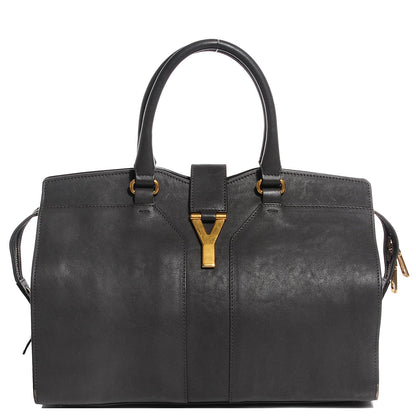 Saint Laurent Sheepskin Medium Cabas ChYc Grey 1 of 7