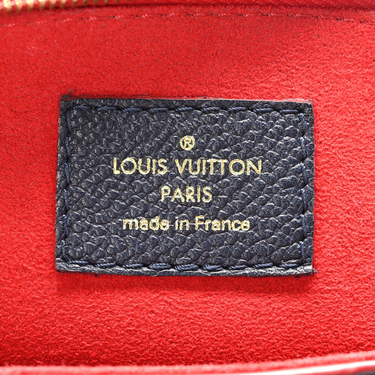 Empreinte Vavin PM Marine Rouge