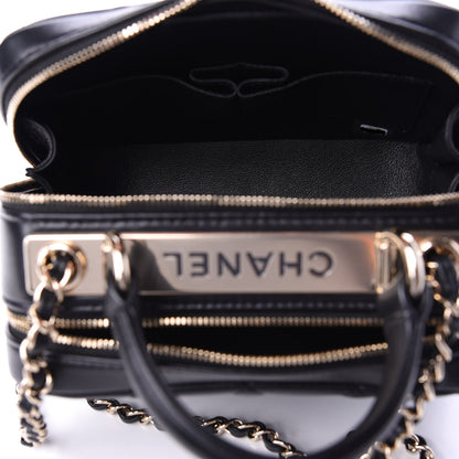 Chanel Lambskin Quilted Small Trendy CC Bowling Bag Black 6 of 12