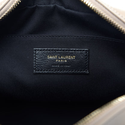 Saint Laurent Calfskin Matelasse Monogram Lou Camera Bag Dark Beige 6 of 8
