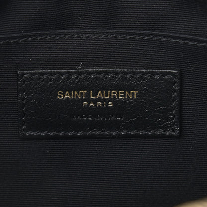 Saint Laurent Calfskin Matelasse Monogram Lou Camera Bag Dark Legion Red 6 of 10