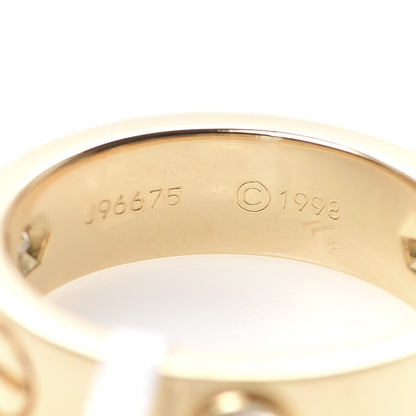 Cartier 18K Yellow Gold 3 Diamond 5.5mm LOVE Ring 51 5.75 4 of 6