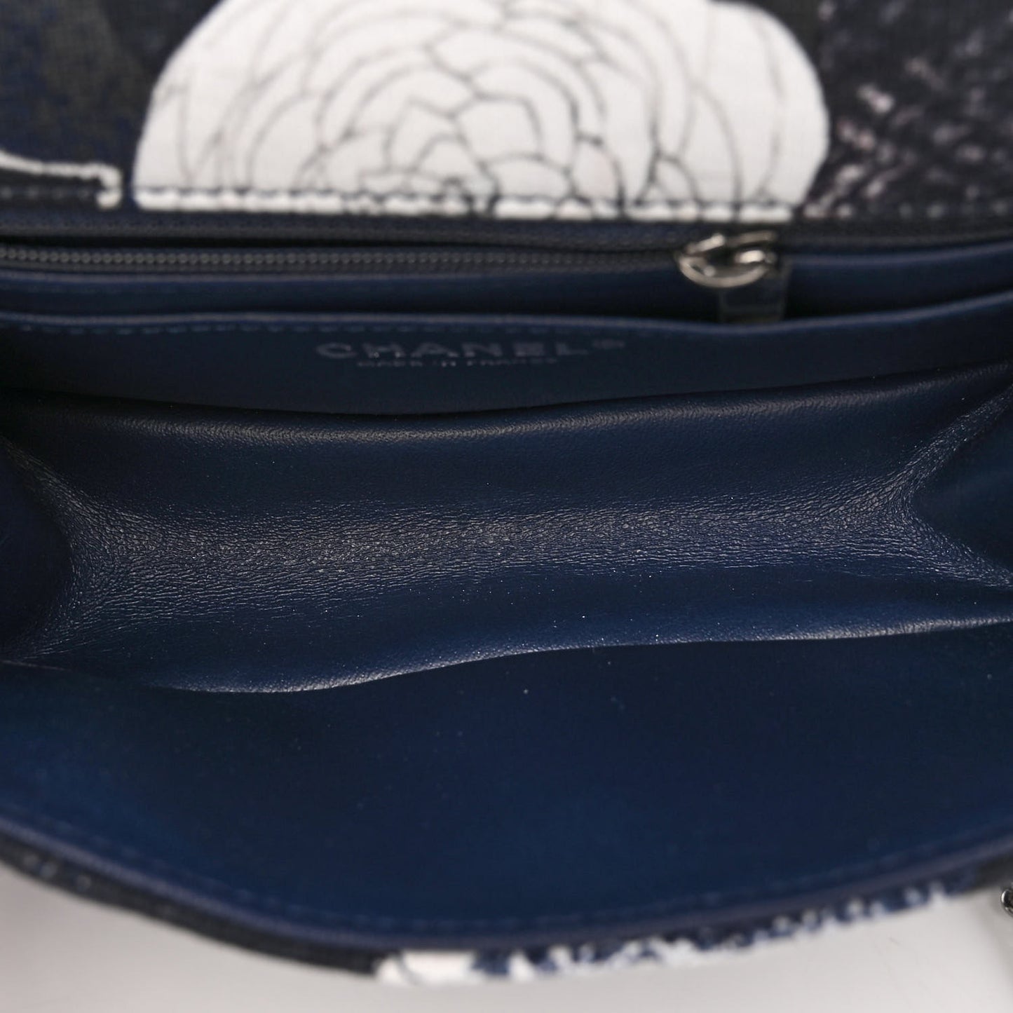 Jersey Quilted Graffiti Reissue Mini Flap Navy Blue