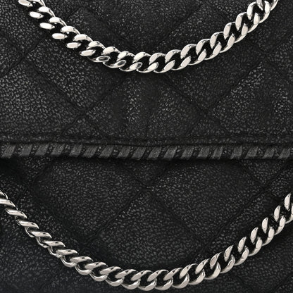 Stella McCartney Shaggy Deer Quilted Mini Falabella Tote Black 7 of 10