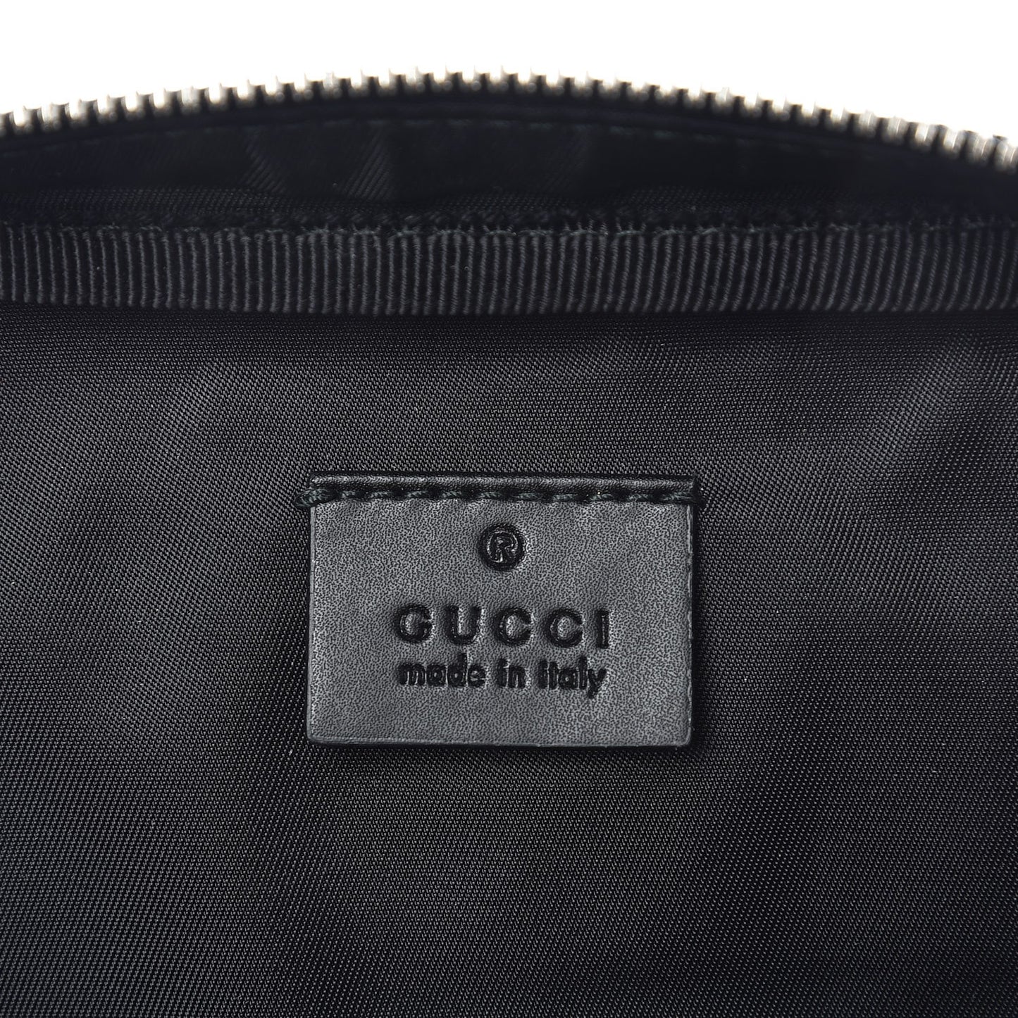 GG Supreme Monogram Web Belt Bag Black