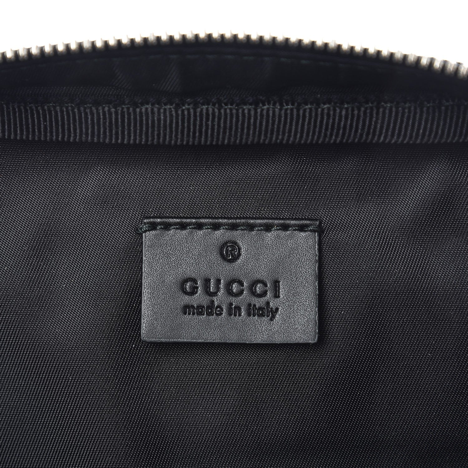 Gucci GG Supreme Monogram Web Belt Bag Black 6 of 9