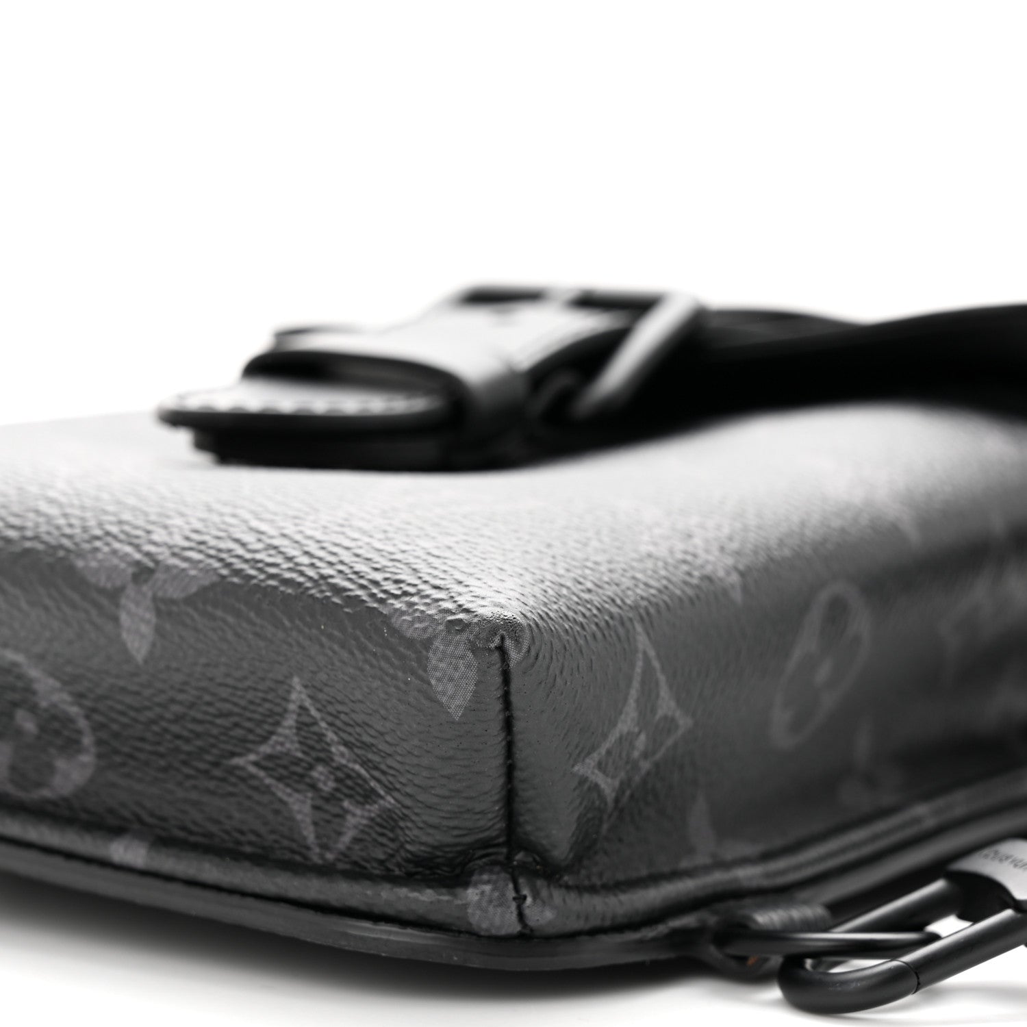 Louis Vuitton Monogram Eclipse Saumur Slingbag Black 9 of 11