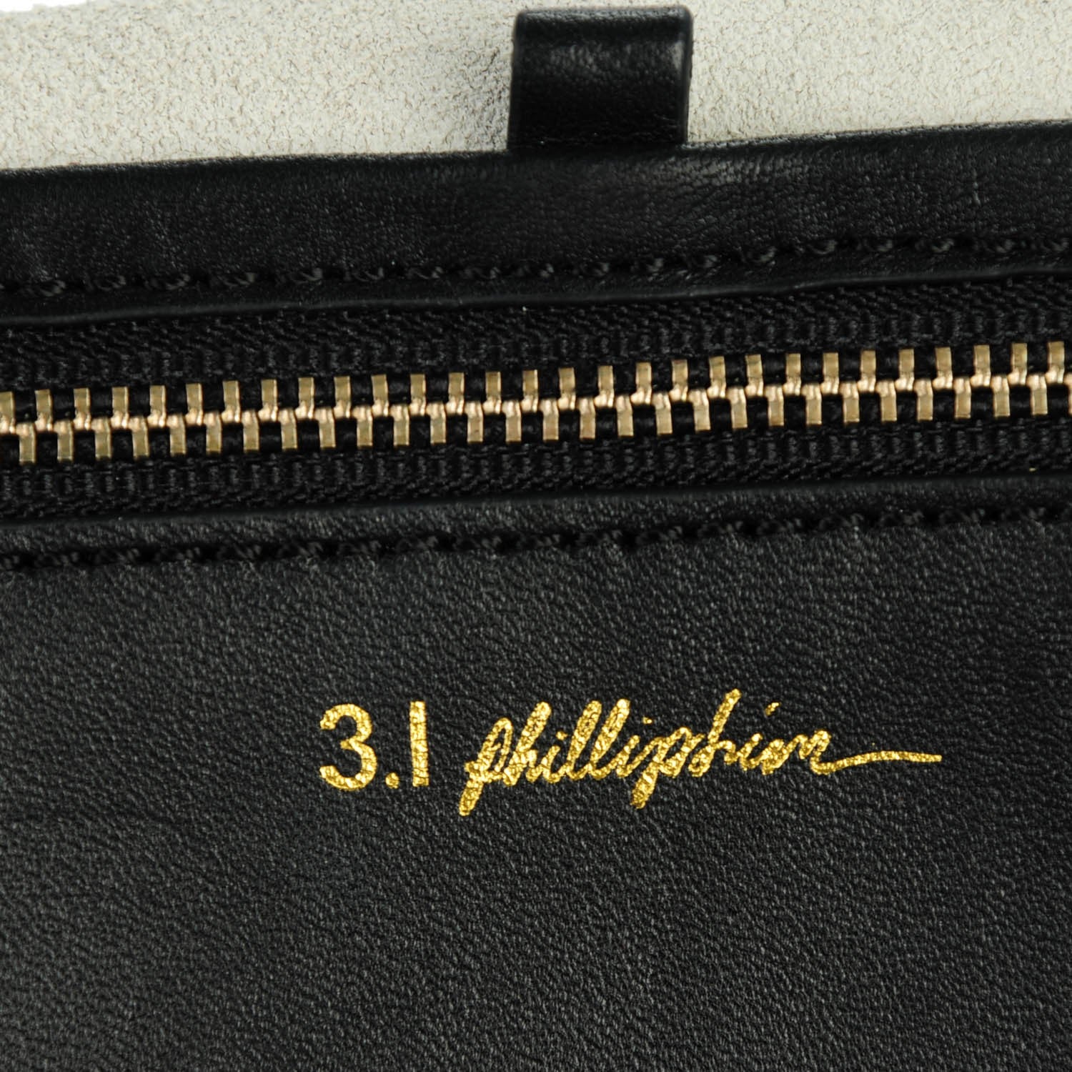 3.1 Phillip Lim 3.1 Calfskin 31 Hour Bag Black White 6 of 7