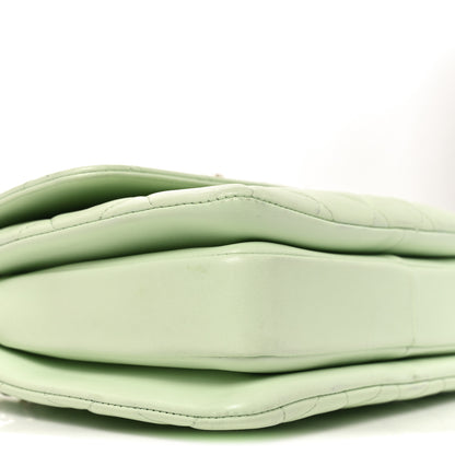Chanel Lambskin Quilted Small Trendy CC Flap Dual Handle Bag Light Green 9 of 10