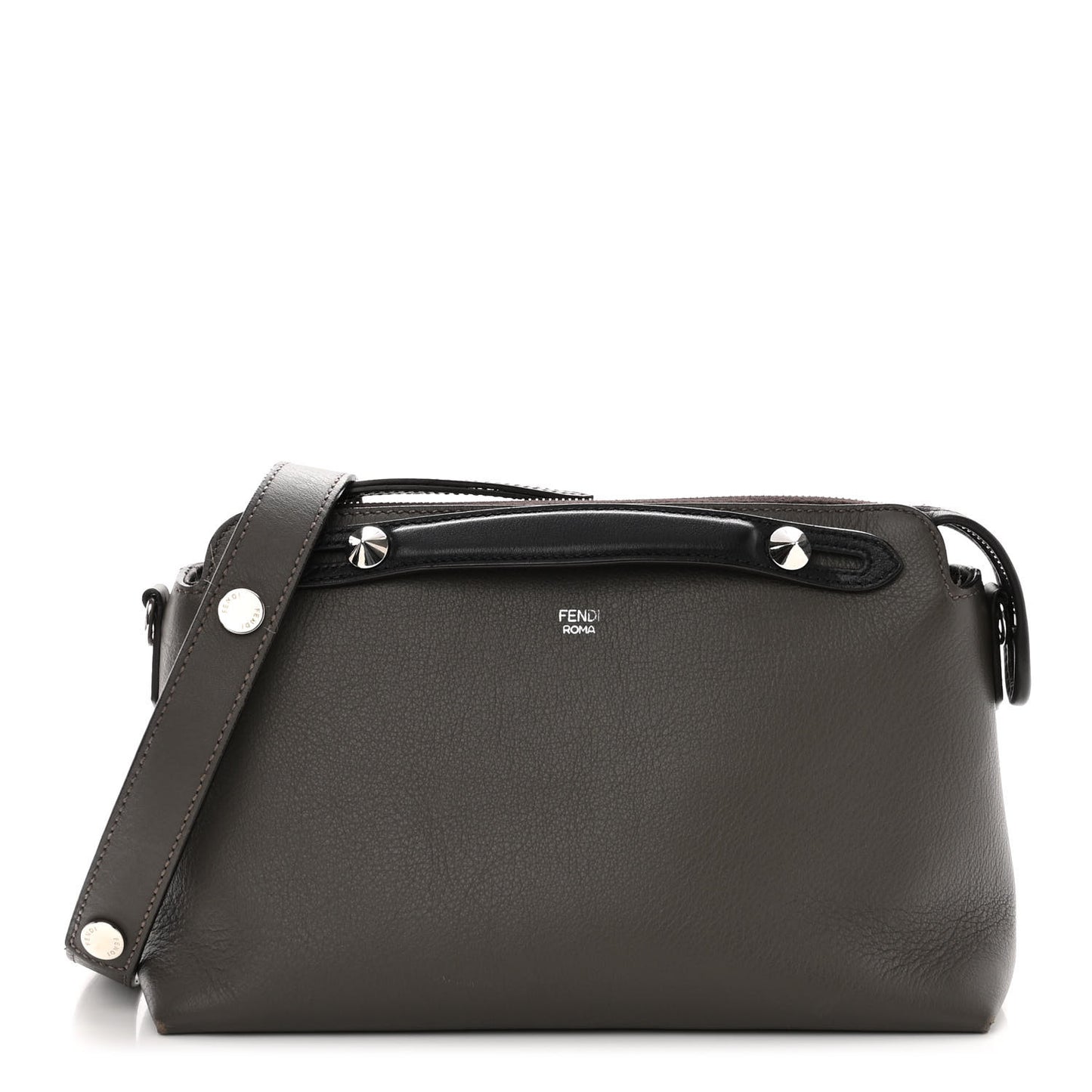 Vitello Dolce 4 Color Medium By The Way Boston Bag Carbone Grigio Polvere Multicolor