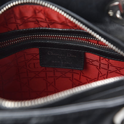 Christian Dior Lambskin Cannage Medium Lady Dior Black 5 of 8